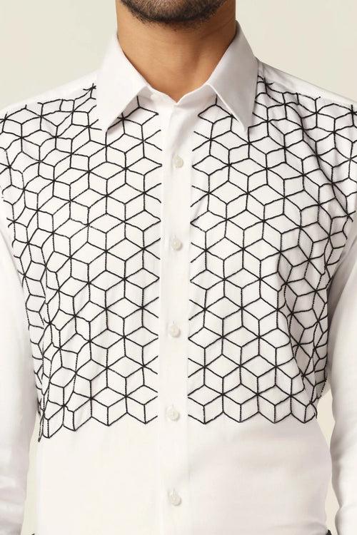 Cube Tuxedo Shirt