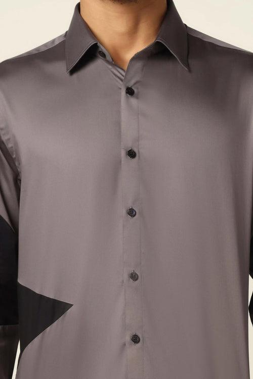 Grey Designer Shirt