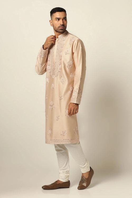 Peach Kurta Pajama