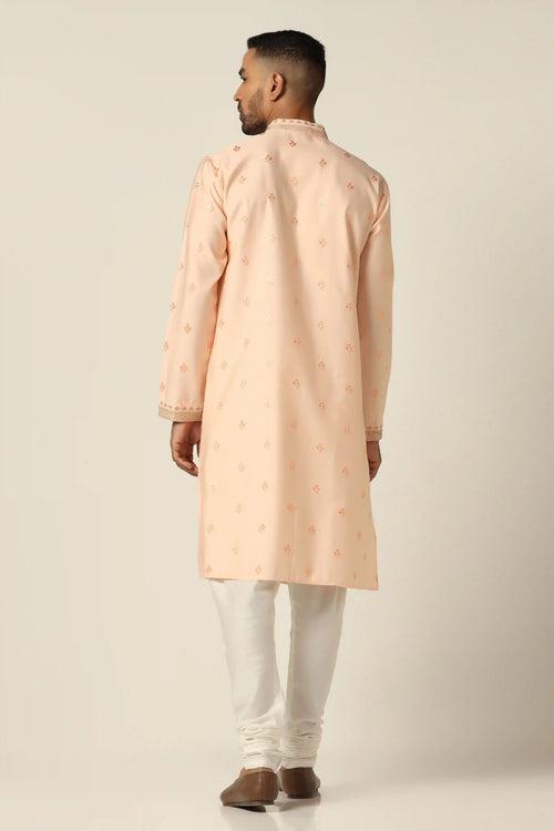 Peach Kurta Pajama