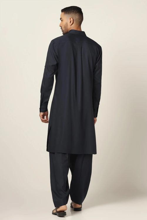 Navy Pathani