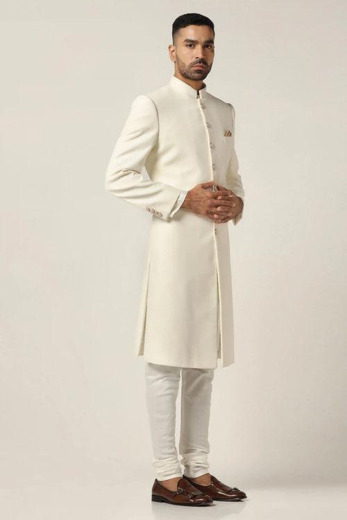 Off-white Indowestern