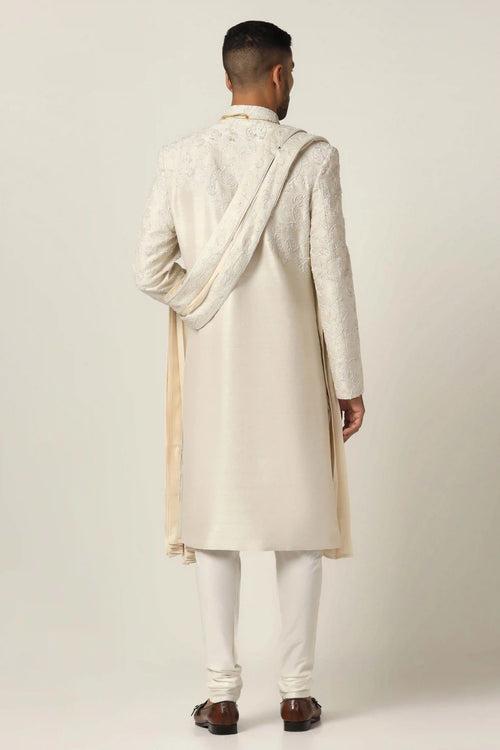 Off-white Sherwani