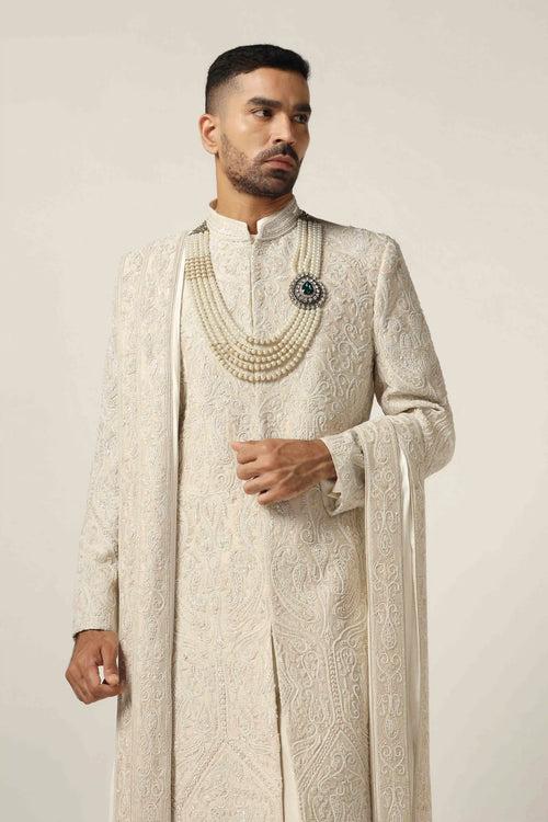 Off-White Designer  Sherwani