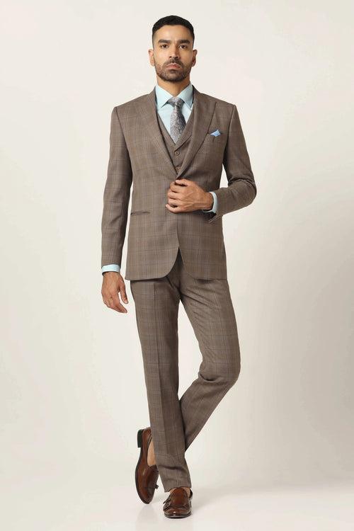 Beige 3-Piece Suit