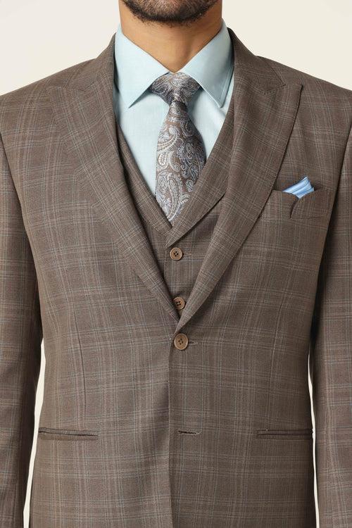 Beige 3-Piece Suit