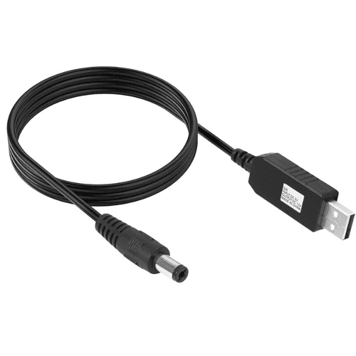 1m Wire 5V 2A to 9V 1A USB Booster Cable DC5.5*2.1MM without LED