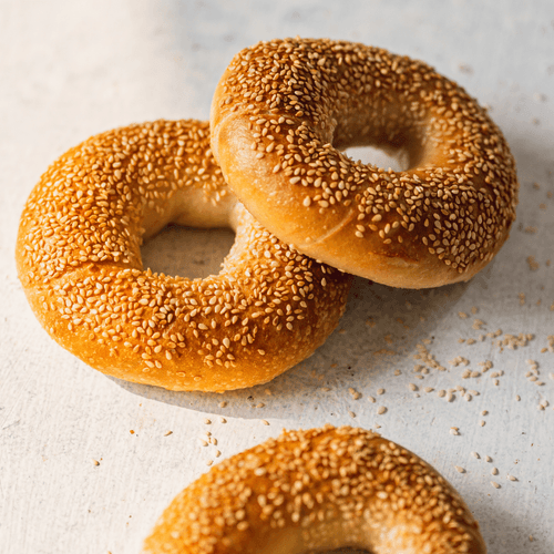 TOASTED SESAME BAGEL (per pc) (110G)