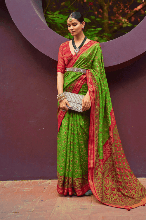 Ready to Wear Royal Patola Silk Saree