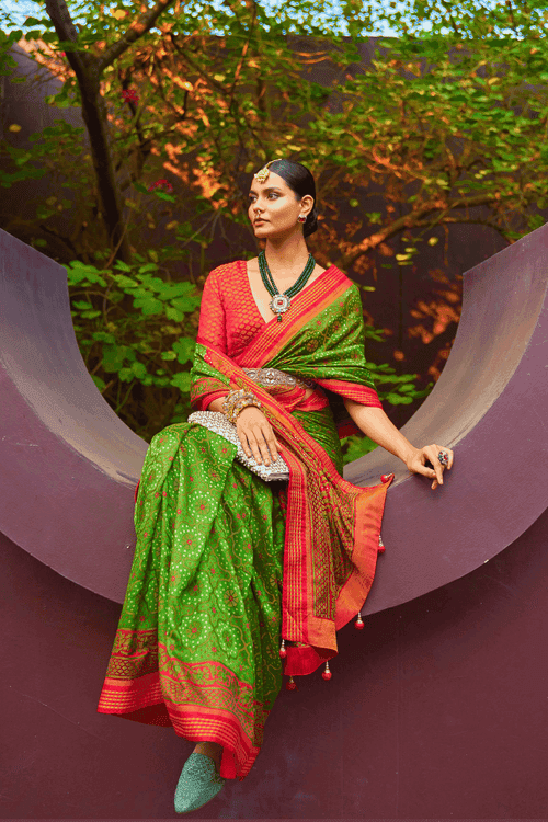 Ready to Wear Royal Patola Silk Saree