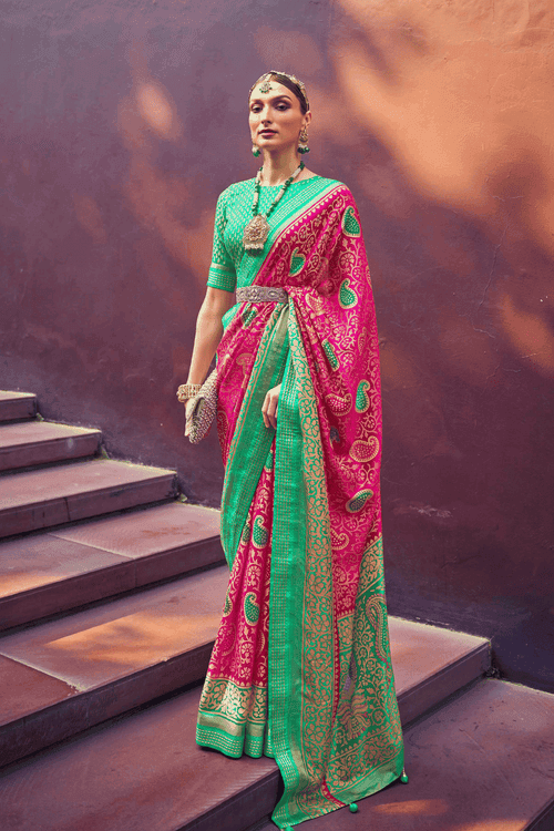 Ready to Wear Royal Patola Silk Saree