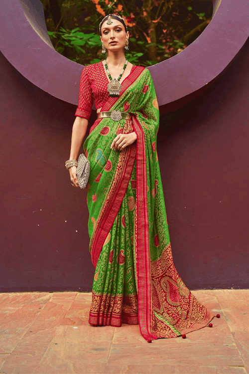 Ready to Wear Royal Patola Silk Saree