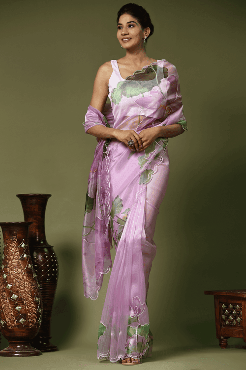 Ready To Wear Twilight Lavender Saree