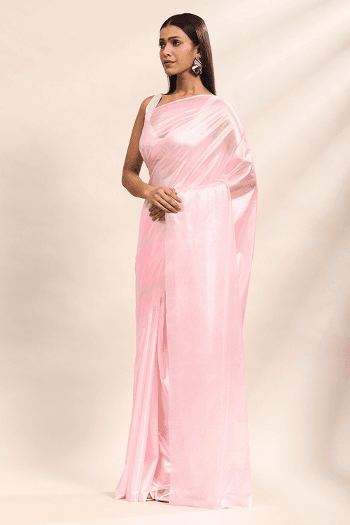 Unicorn Blush | Ready to Wear Shaded Pink Saree