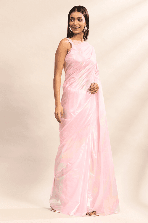 Unicorn Blush | Ready to Wear Shaded Pink Saree