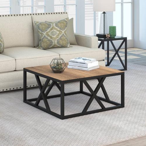 Doug Center Table in Black & Brown Colour