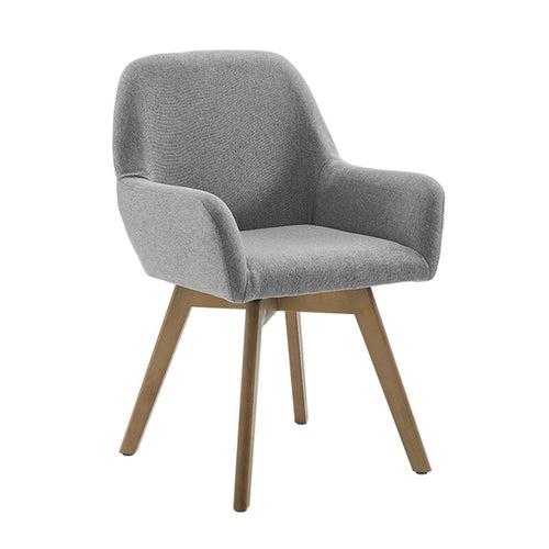 Scarlett Lounge Chair in Grey Color, Barrel Chairs