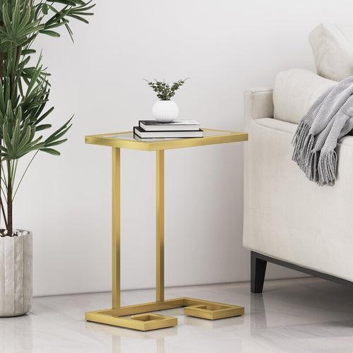 TORDI Side Table in Golden Color