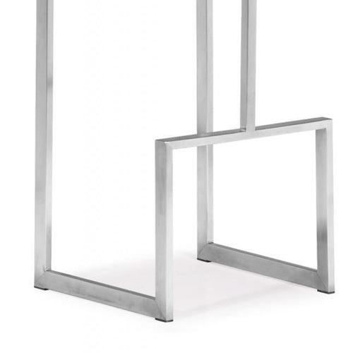 Timea barstool in Black Color - Stainless Steel