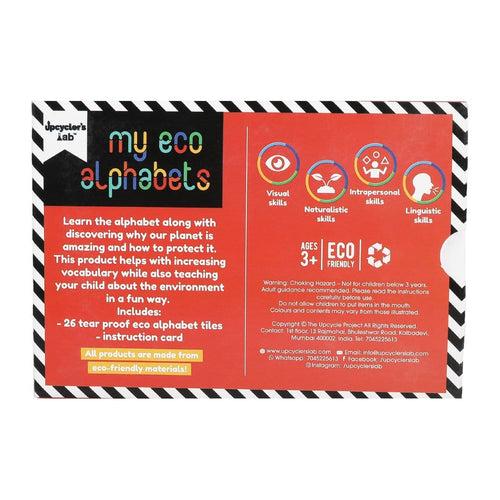 Eco Alphabets Flashcards - Set of 10