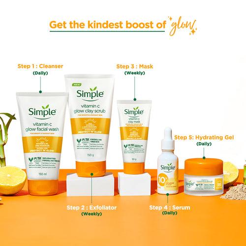 Protect N Glow Vitamin C Brighten Clay Mask 50g