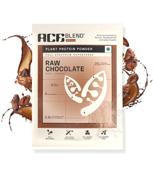 Ace Blend Premium Plant Protein Daily (Raw Chocolate)