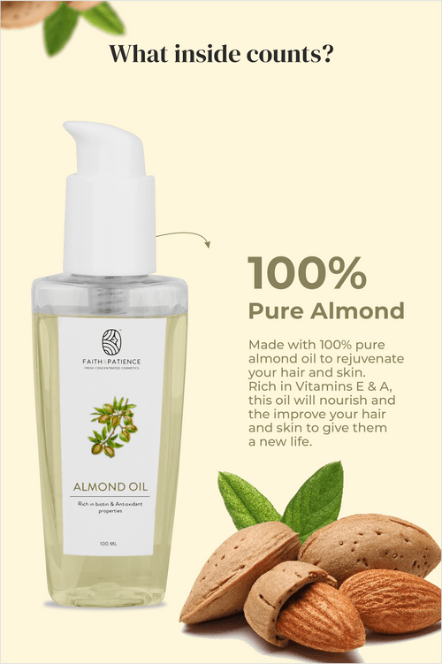 Almond Oil | Cold Pressed Oil | Healthy Body & Skin