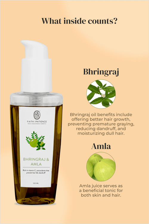 Bhringraj & Amla Hair Oil | Hair Growth Oil