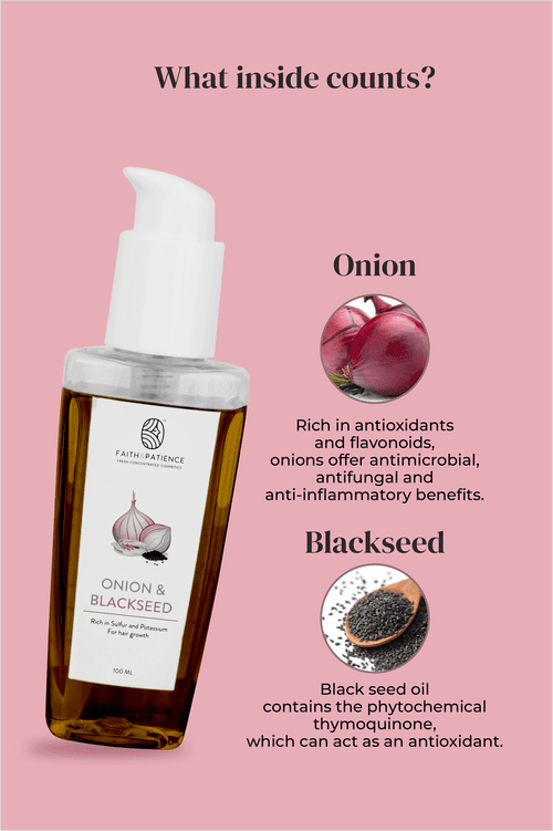 Onion & Blackseed Oil | Hairfall Control Hair Oil