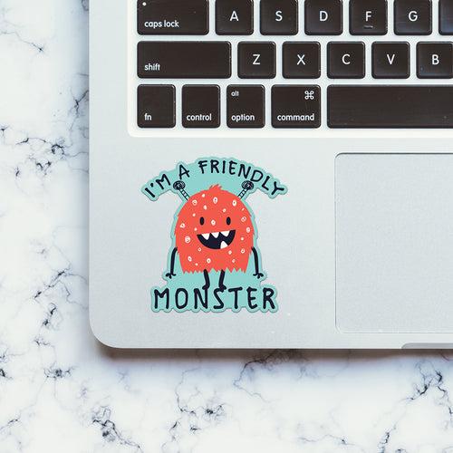 Im A Friendly Monster Stickers