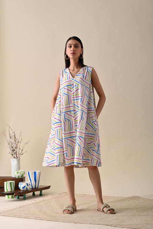 Sophie Multi Print Dress