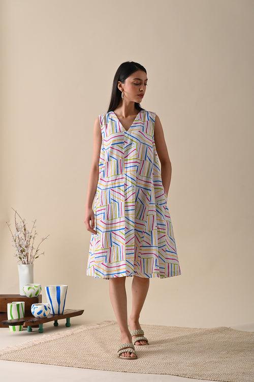 Sophie Multi Print Dress