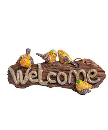 Cutesy Birdy WELCOME Sign