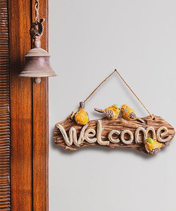 Cutesy Birdy WELCOME Sign