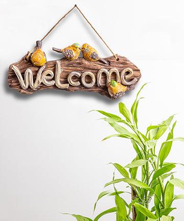 Cutesy Birdy WELCOME Sign