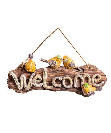 Cutesy Birdy WELCOME Sign