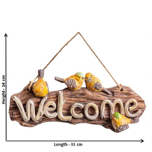 Cutesy Birdy WELCOME Sign