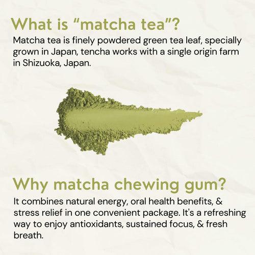 Japanese Matcha Chewing Gum | (Tencha x Gud Gum) - Freebie