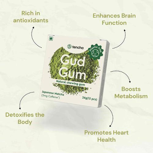 Japanese Matcha Chewing Gum | (Tencha x Gud Gum) - Freebie