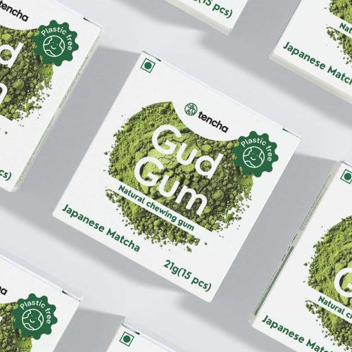 Japanese Matcha Chewing Gum | (Tencha x Gud Gum) - Freebie