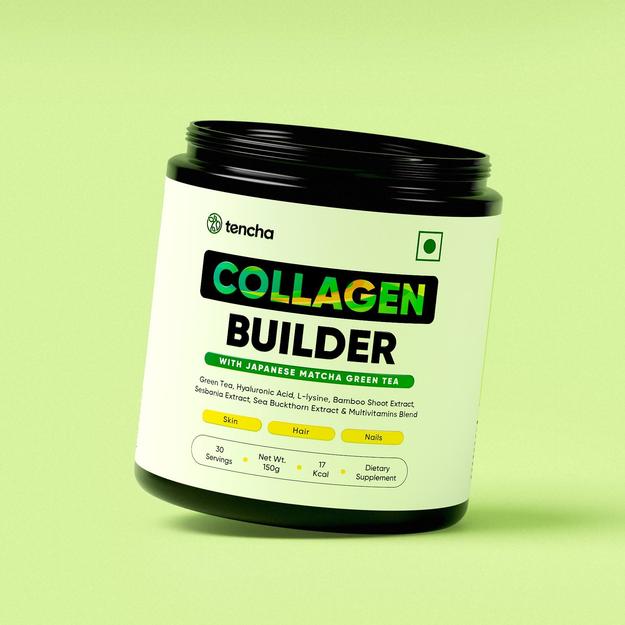 Collagen Builder | Silica, Biotin & Hyaluronic Acid Blend | With Japanese Matcha Green Tea