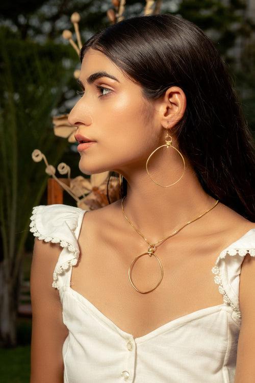 GOLD HOOP EARINGS