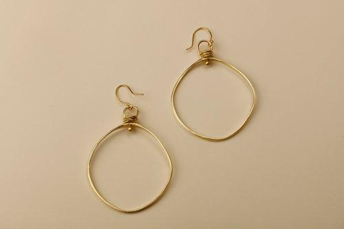 GOLD HOOP EARINGS