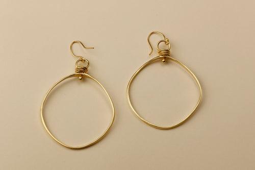 GOLD HOOP EARINGS