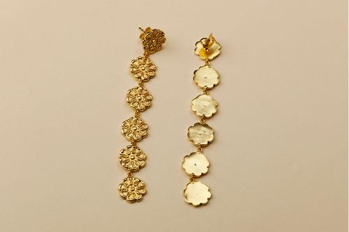 FLOWER DROP EARINGS