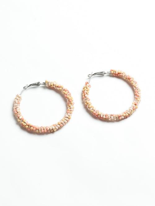 Elegant Pastel Hoop Earings