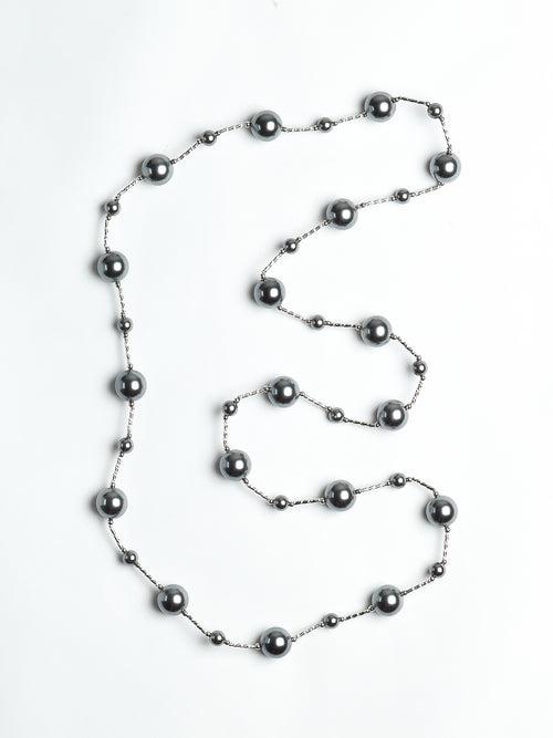 Grey Fresh Water Pearl Necklace