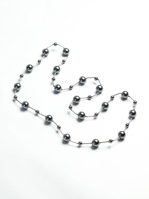 Grey Fresh Water Pearl Necklace