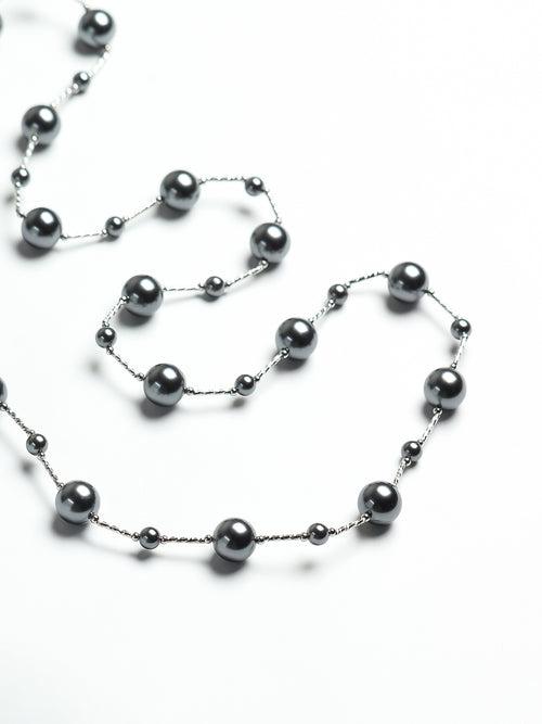 Grey Fresh Water Pearl Necklace