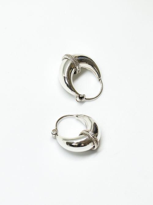 Silver Bali Hoop Earings